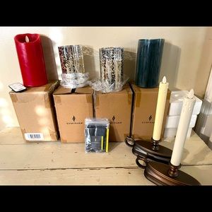 Lot of Luminara Battery Operated Candles